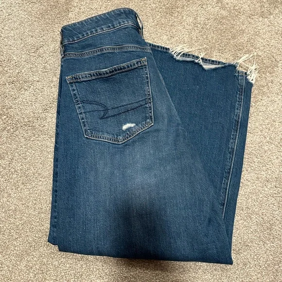AE wide leg jeans medium wash - Picture 6 of 6